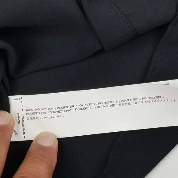 Ming Collection Small Sheer Hidden Buttons Top - Picture 6 of 6